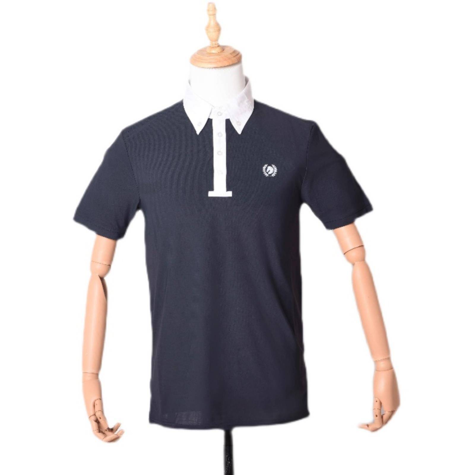 Men's equestrian short -sleeved T -shirt adult children's equestrian short -sleeved knight clothing race college equipment TNS horses
