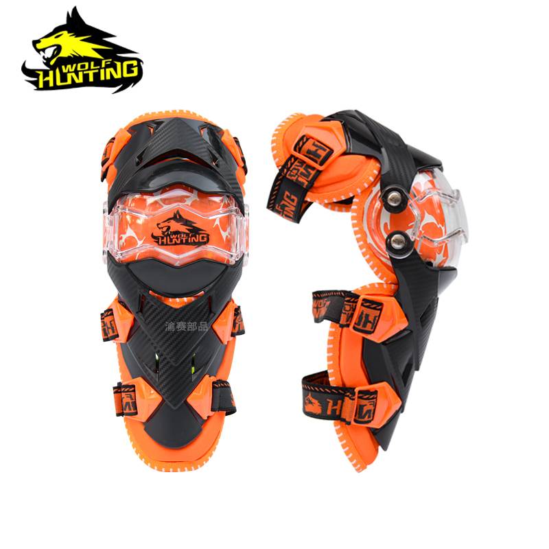 Hunting Wolf Children's off -road knee defense male motorcycle BMX bicycle cycling protection equipment cycling gear