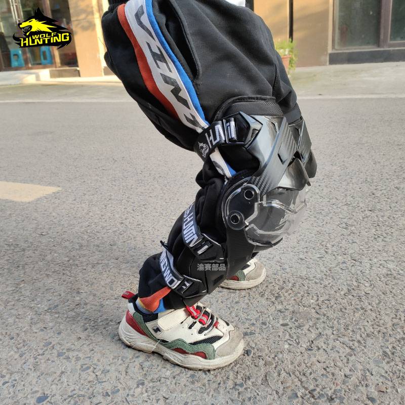 Hunting Wolf Children's off -road knee defense male motorcycle BMX bicycle cycling protection equipment cycling gear
