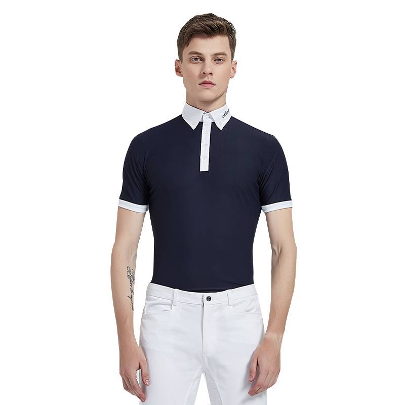 A short-sleeved horse-sleeved summer-dry-dry-drive-drive-skin-skin shirts