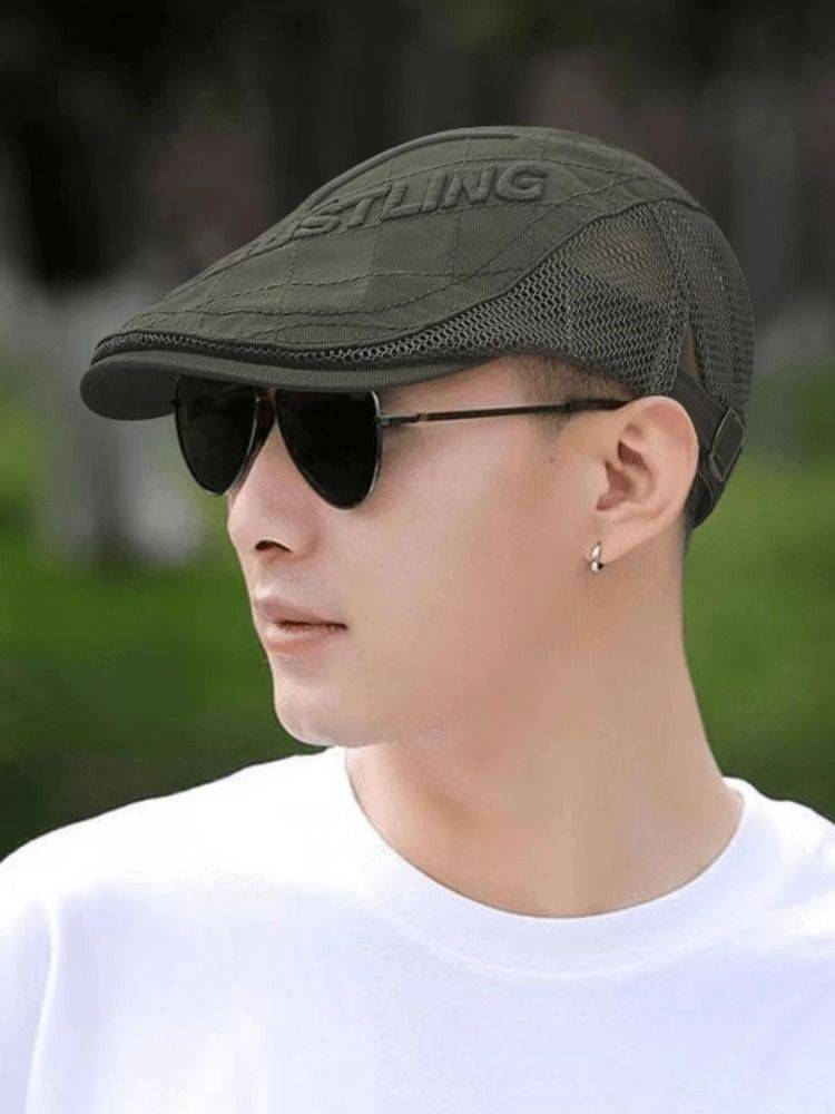 Men and Women's Breda Hat Muslie Caps Traveling Outdoor Internet Cooker Tide Casual Hat Male Young Moving Moving Hat Hollow