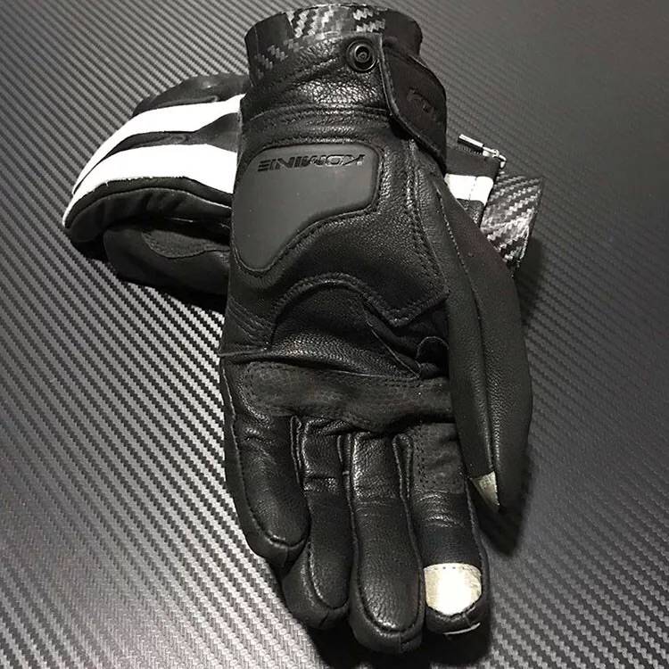 Original single Japanese K prisoner leather motorcycle ride glove Harley retro motorcycle knight gloves off -road race