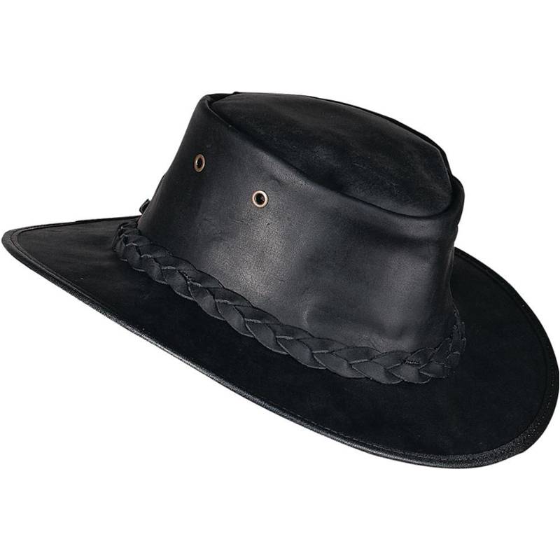 Australia Barmah retro leather hat sunscreen sun hat outdoor riding hat Western denim hat