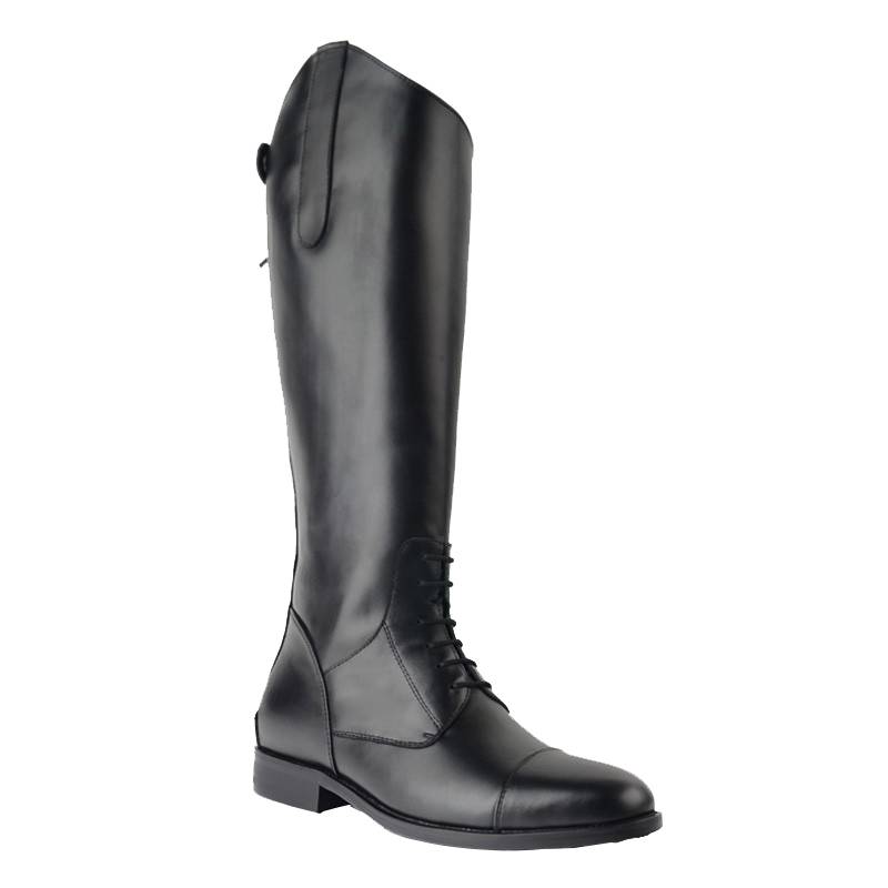 Men's boots head layer cowhide equestrian training equipment boots leather boots ride training obstacle high horse boots
