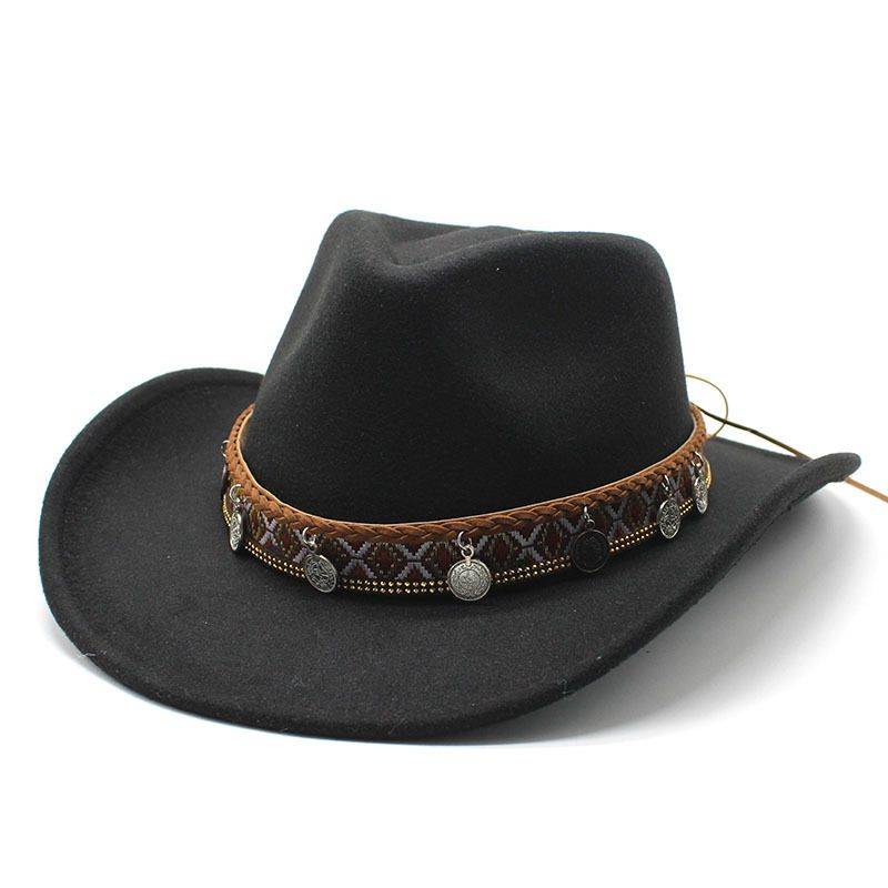 Ethnic Wind Knight Hat Hat Hat Women Western Sichuan Hat Tibetan Dance Tibetan Cowboy Guozhuang Hat Men's Grassland Tour