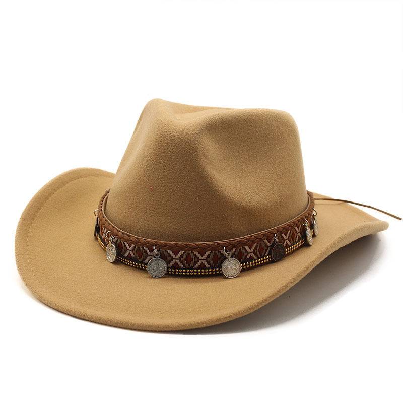 Ethnic Wind Knight Hat Hat Hat Women Western Sichuan Hat Tibetan Dance Tibetan Cowboy Guozhuang Hat Men's Grassland Tour
