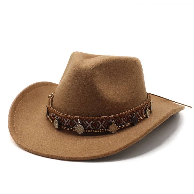 Ethnic Wind Knight Hat Hat Hat Women Western Sichuan Hat Tibetan Dance Tibetan Cowboy Guozhuang Hat Men's Grassland Tour