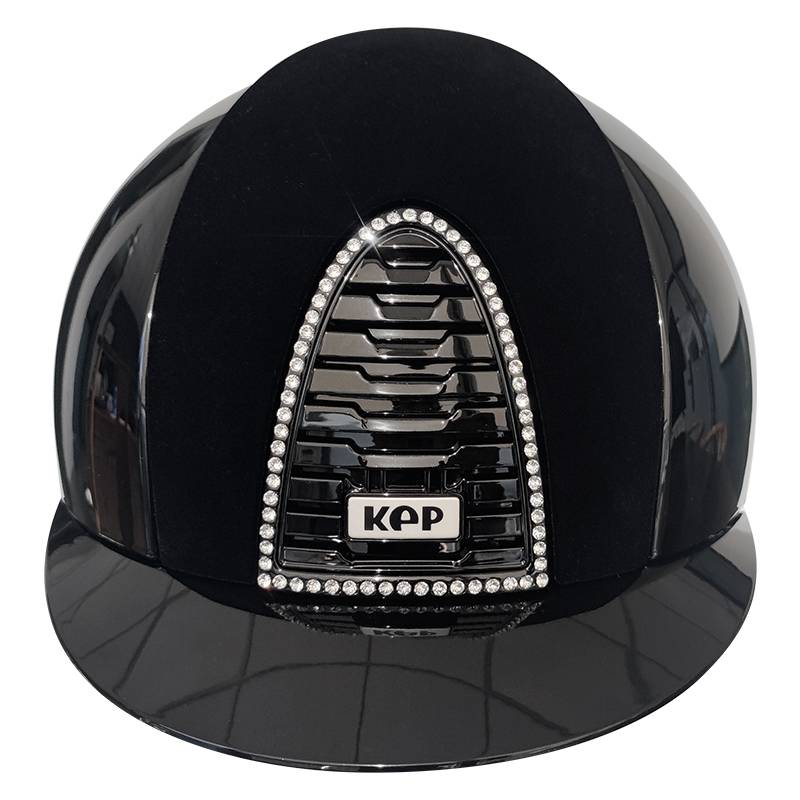 KEP Equestrian helmet Italian imported black velvet Cromo 2.0 professional horse riding knight helmet 263