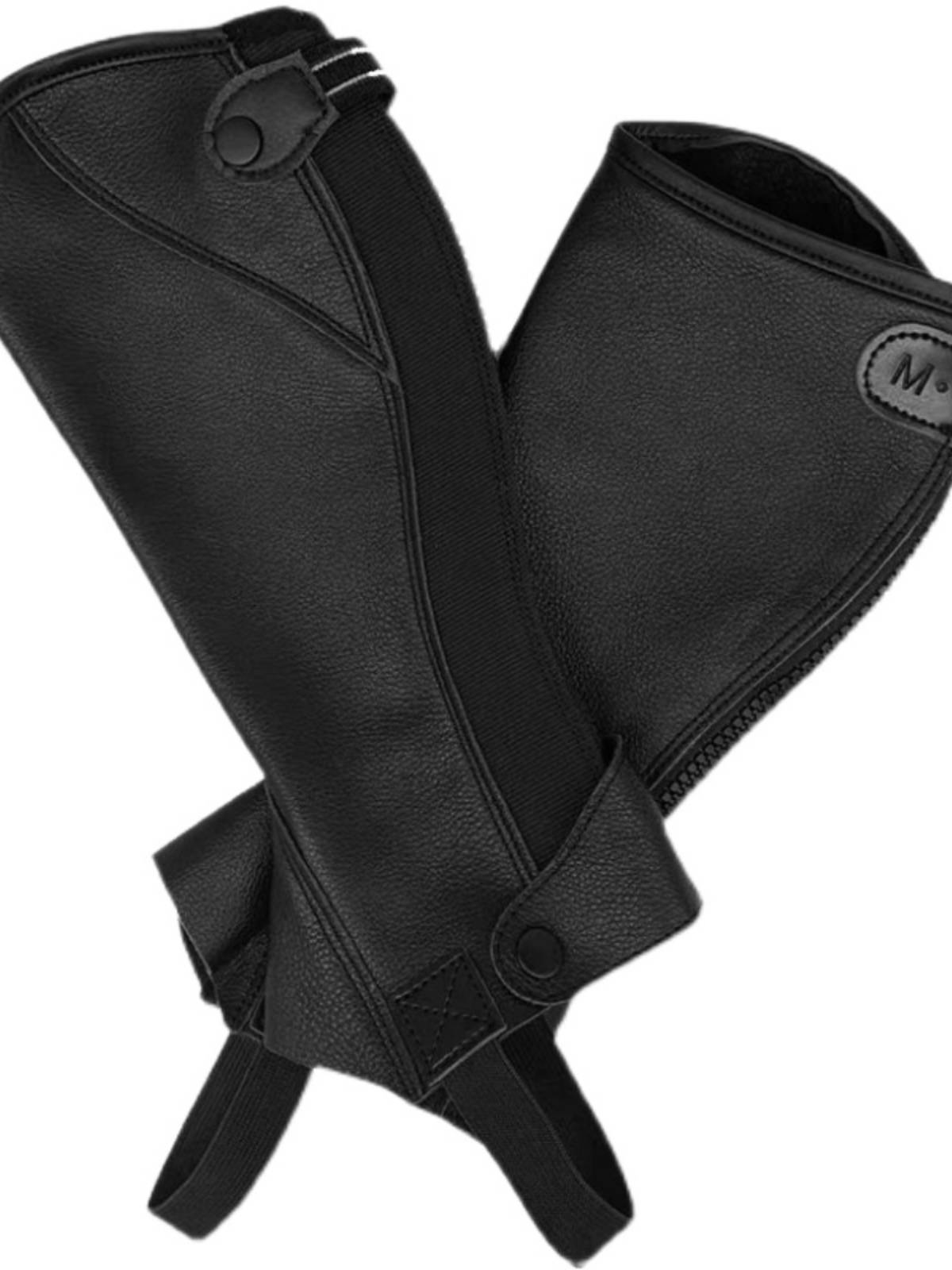 Men's Women's Equestnically Leggy Legard Chaps leather soft riding legs and legs, children's knight equipment protective elegance supplies