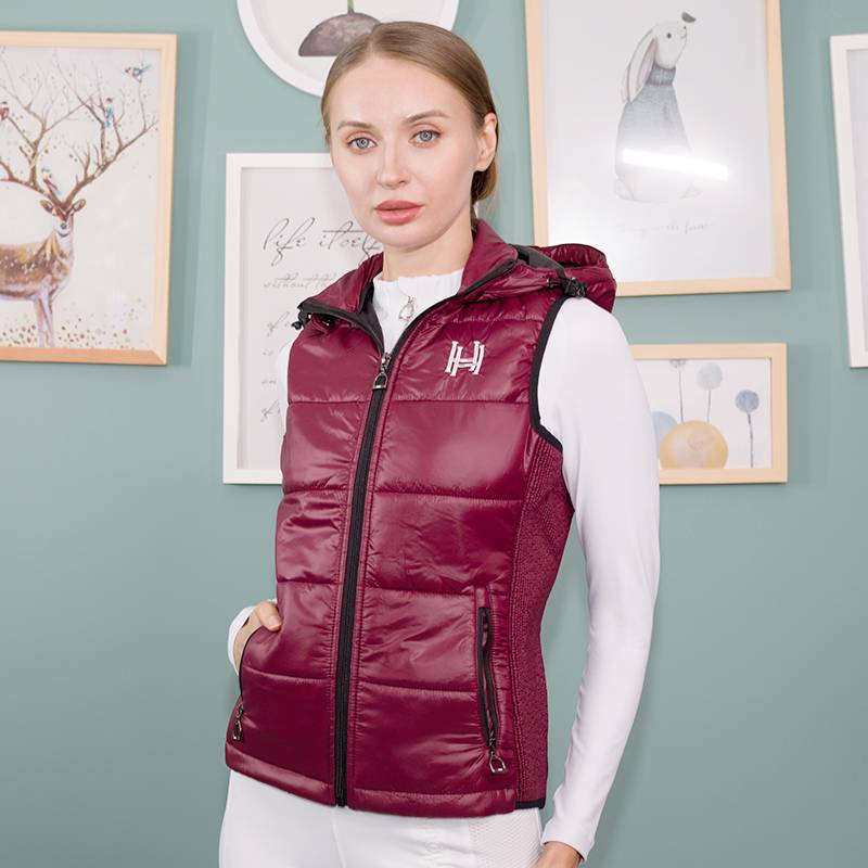 HelloHorse Equestrian vest, cotton vest autumn and winter warm knights, children's adults, adults