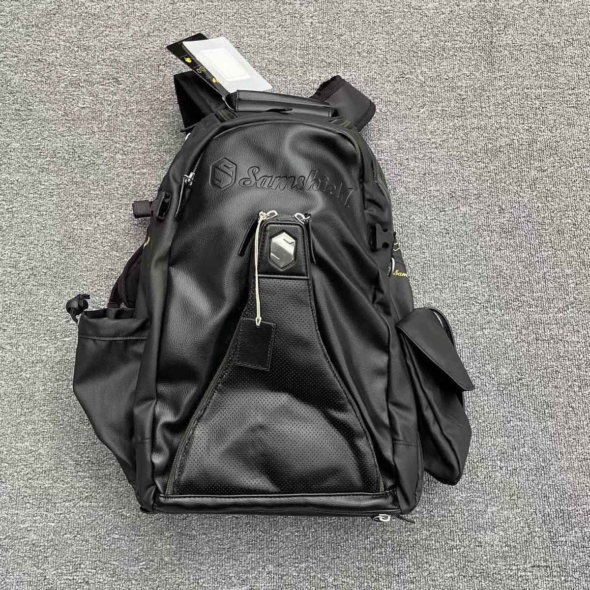 Black Samshield double shoulder bag