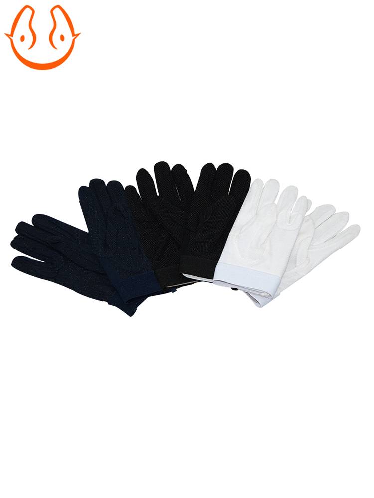 Yue Ma Huxu Equipment Equipment in summer Children's gloves female wear silicon -resistant silicon non -slip thin horse riding glove gloves Knight equipment