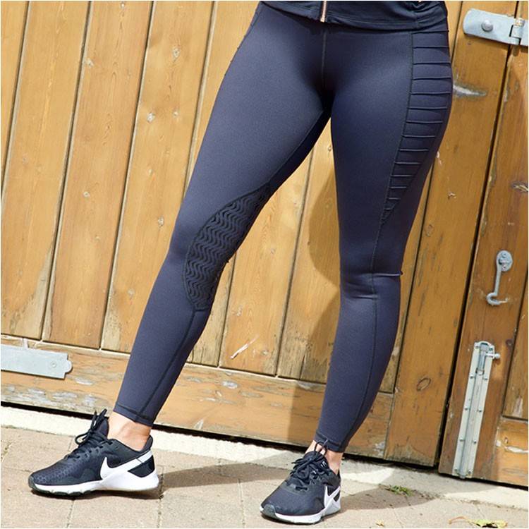 Women's equestrian trousers Knight equipped with silicone non -slip tight pants, fast -drying, breathable skin, skin -friendly, hidden blue