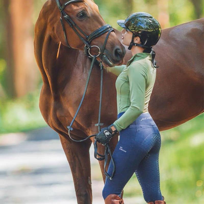 Professional equestrian pants silicon glue spring and summer riding pants breathable ladies equipment Eight -foot dragon horses
