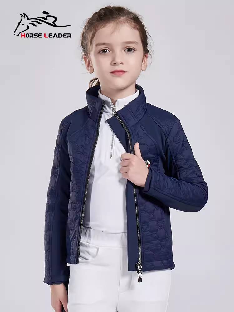 HorseLeader Children's Equestrian Clothing Girls Spring and Autumn Equestrian Windsproof Delivery Ride Equipment Knight