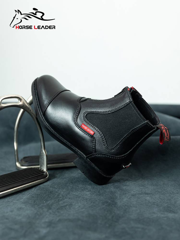 Spring and summer wear -resistant and breathable children's riding boots female imported cowhide equestrian boots male knights equipped with horse riding clothing women