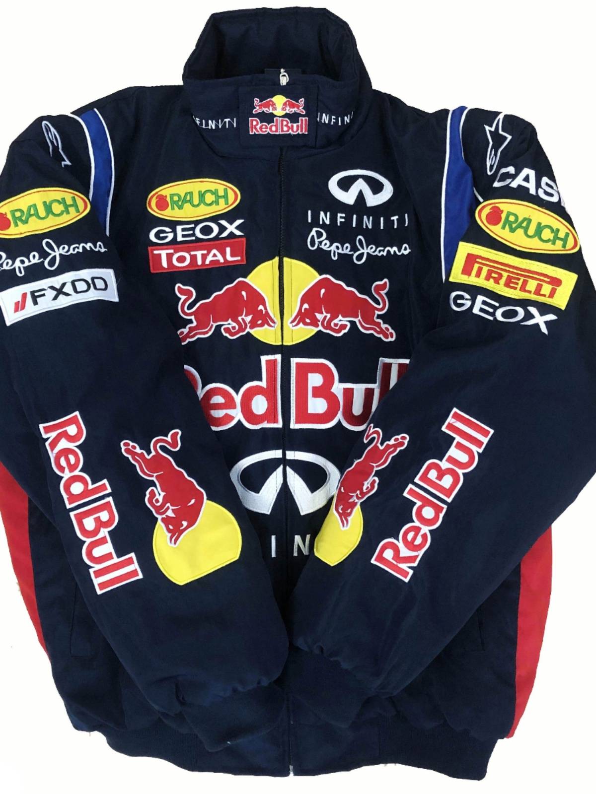 F1 racing service locomotive cotton clothing American retro motorcycle cycling jacket coat men's cotton jacket embroidery autumn and winter