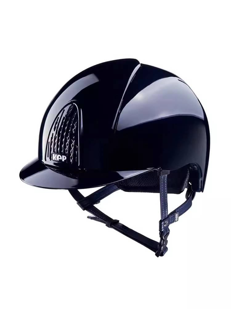 Original imported KEP Equestrian Motor Dioximity Helmet Helmet Male and Children's Bright Mandarin Horse Horse Horse Hat Cavaliers Equipment