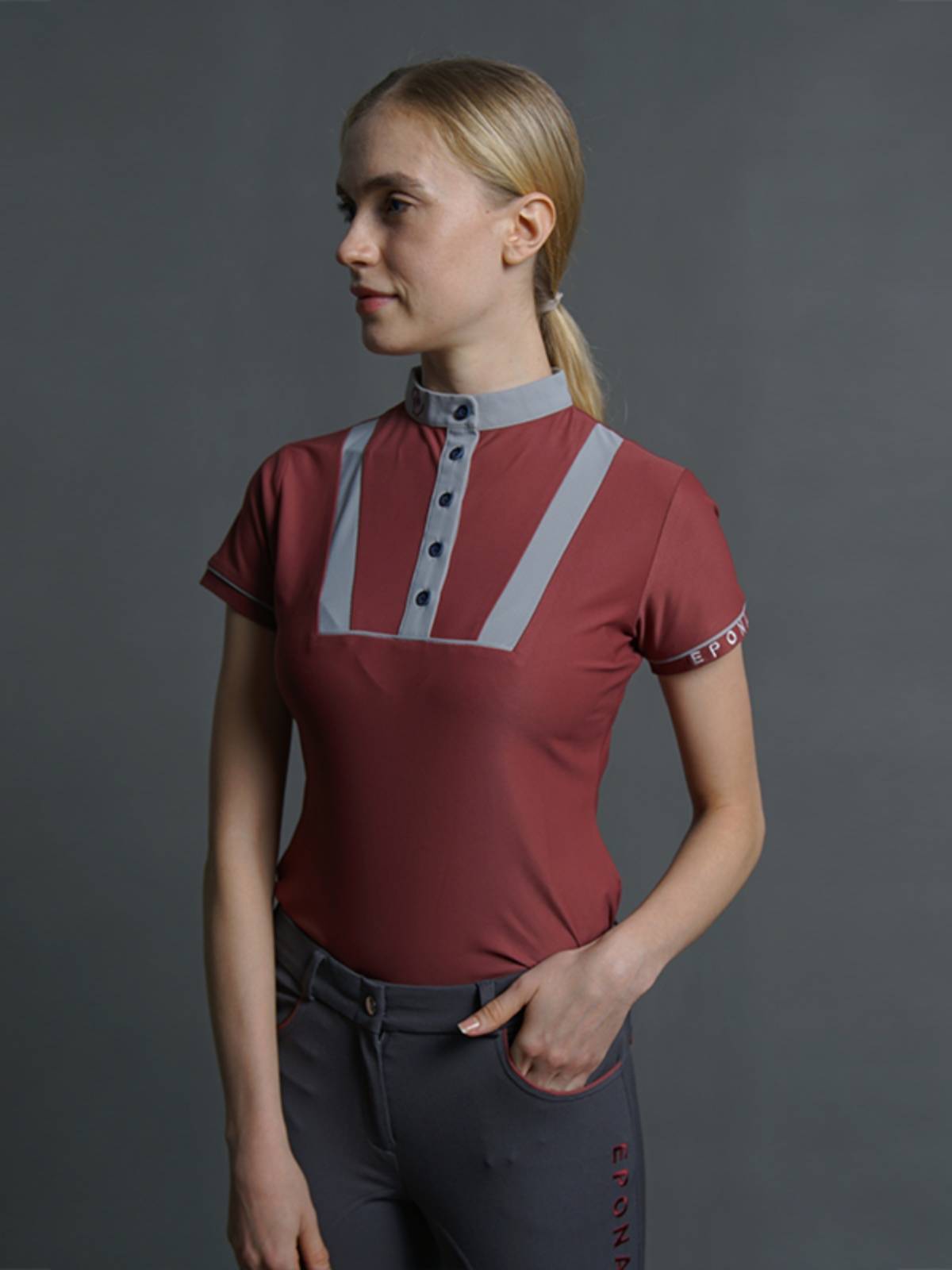 Epona Equestrian Equipment T -shirts in summer thin comfort Knight clothing short -sleeved POLO shirt female