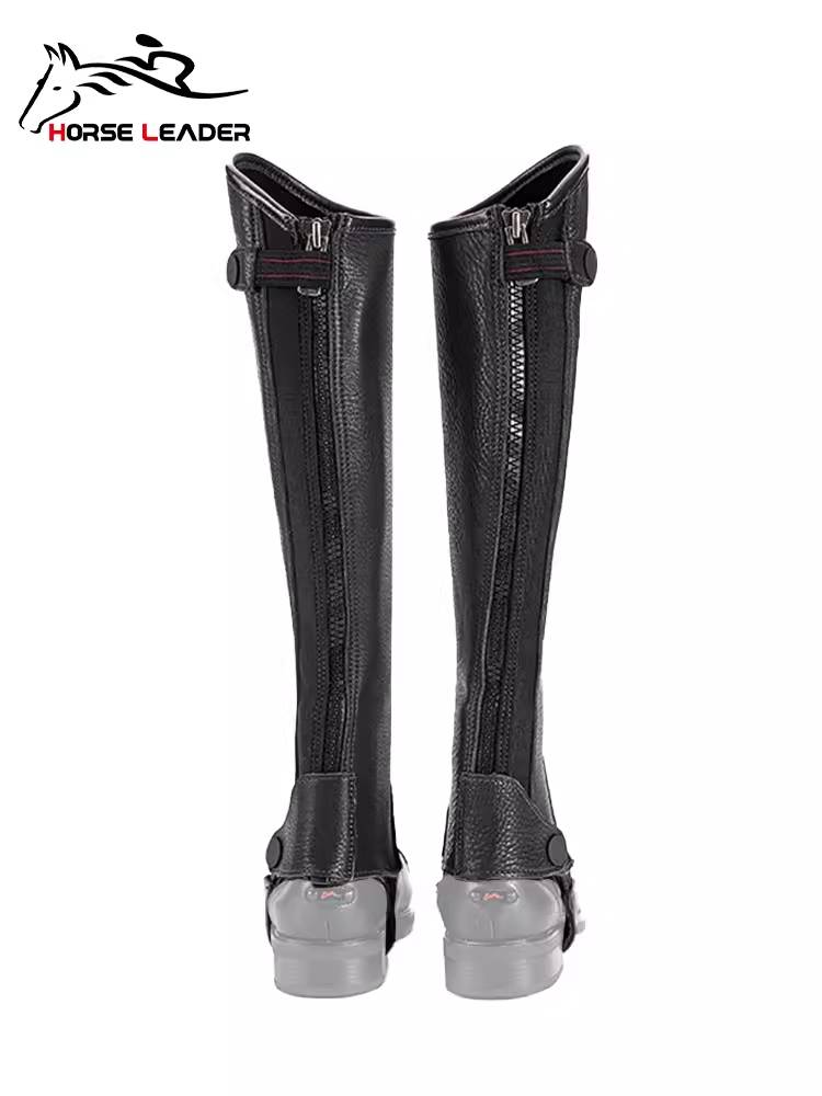 HorseLeader Equestrian Legs Equestrian Equestrian Equestnically Pacific Adult Men and Women's Leather Knight Protect