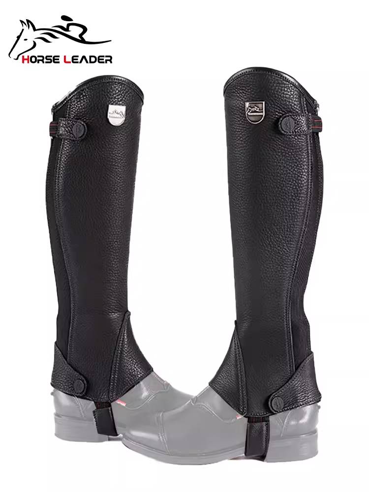 HorseLeader Equestrian Legs Equestrian Equestrian Equestnically Pacific Adult Men and Women's Leather Knight Protect