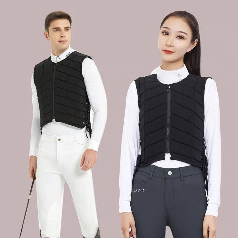 Children's adult men's and women's equestrian armor protection vest horses clip knight vest men's horse riding costume clothing clothing