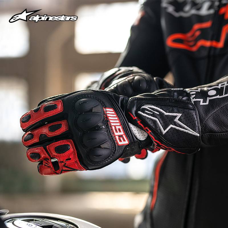 A Star Marquis co -branded motorcycle gloves gloves gloves Twin Ring v2