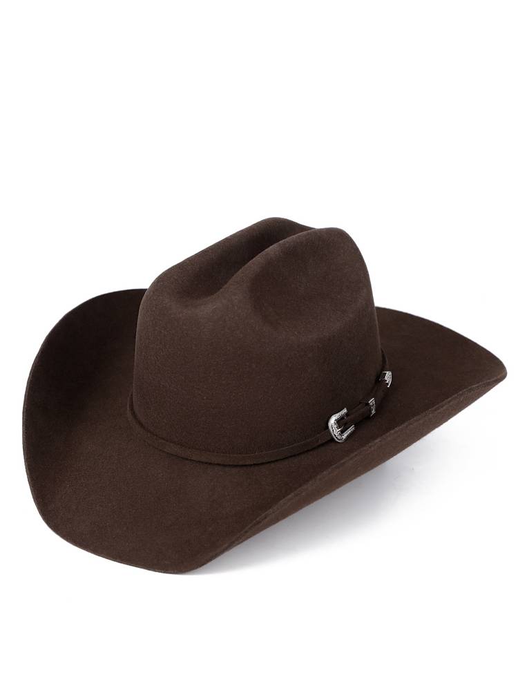 American drama Huangshi, the same western version of the big hat, cowboy hat, hooded hat, pure wool, men and women riding hats