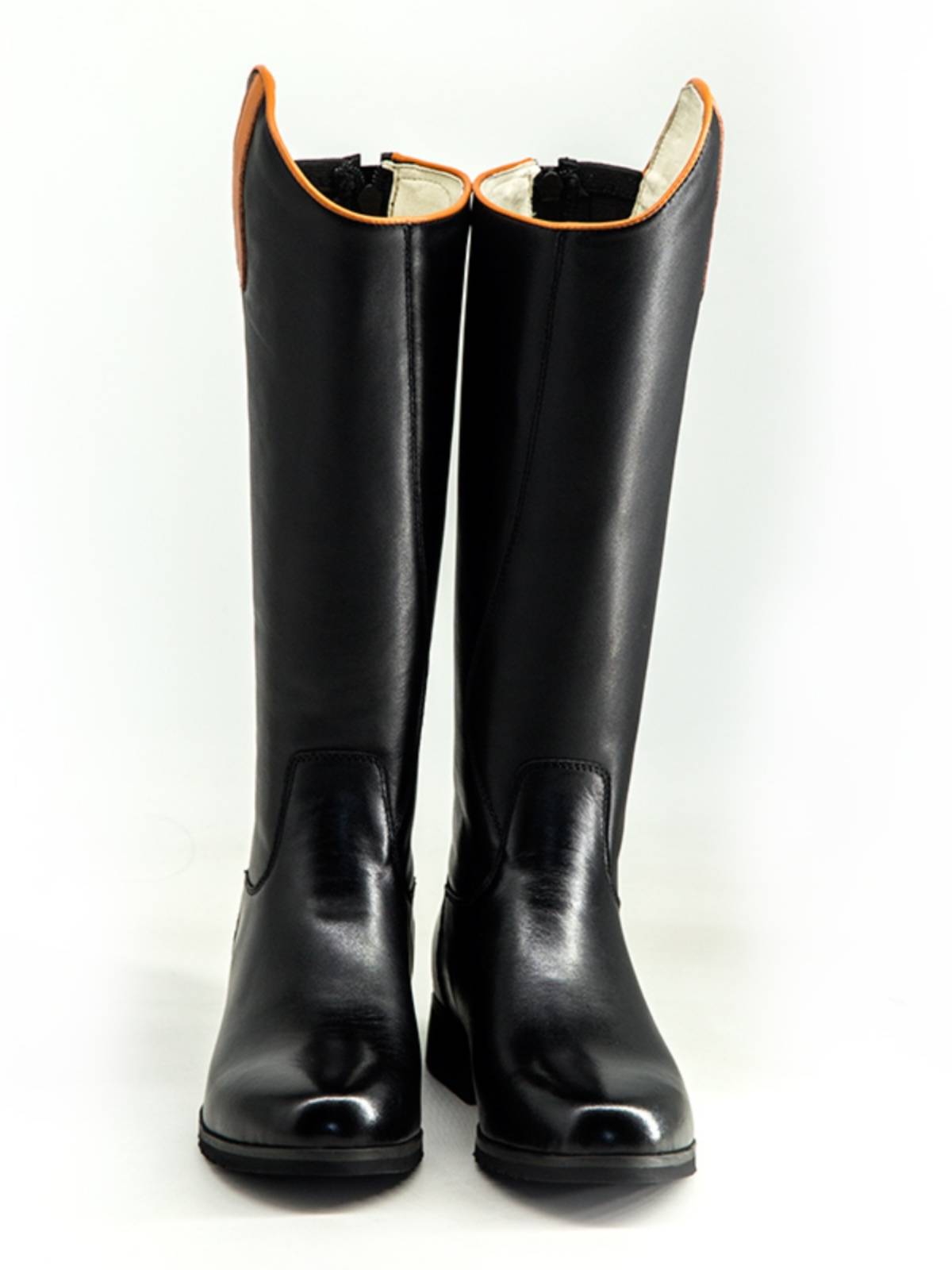 Professional horse boots equestrian boots Children's cowhide boots Knight boots high -pipe wear -resistant competition riding equipment boots