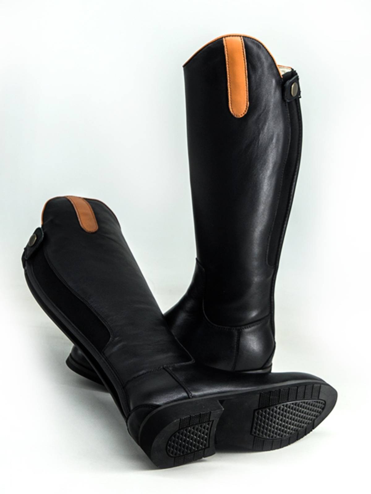 Professional horse boots equestrian boots Children's cowhide boots Knight boots high -pipe wear -resistant competition riding equipment boots