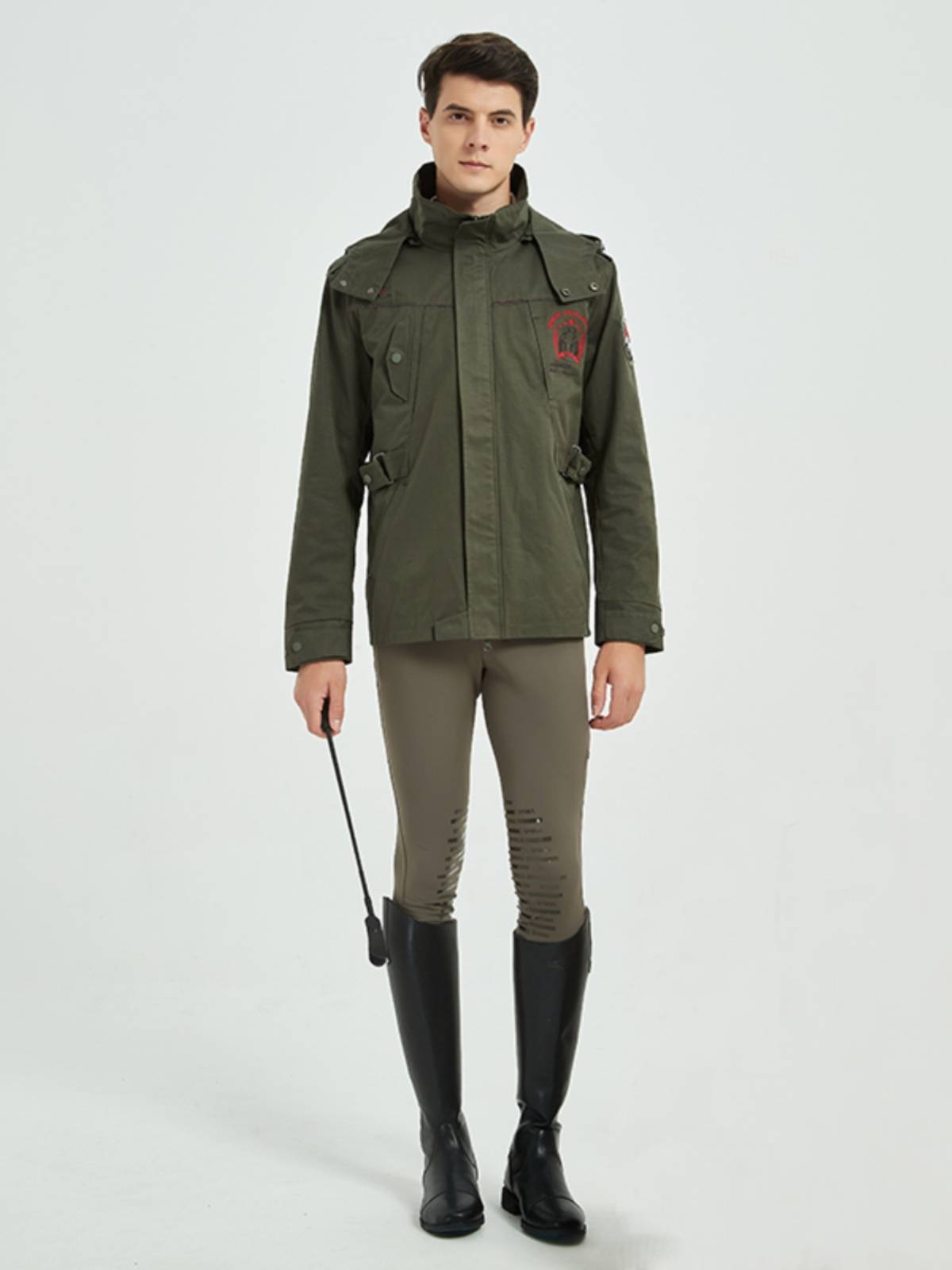 Epona men's uniforms in the long -term Packer equestrian jacket comfortable warm casual knight equipment