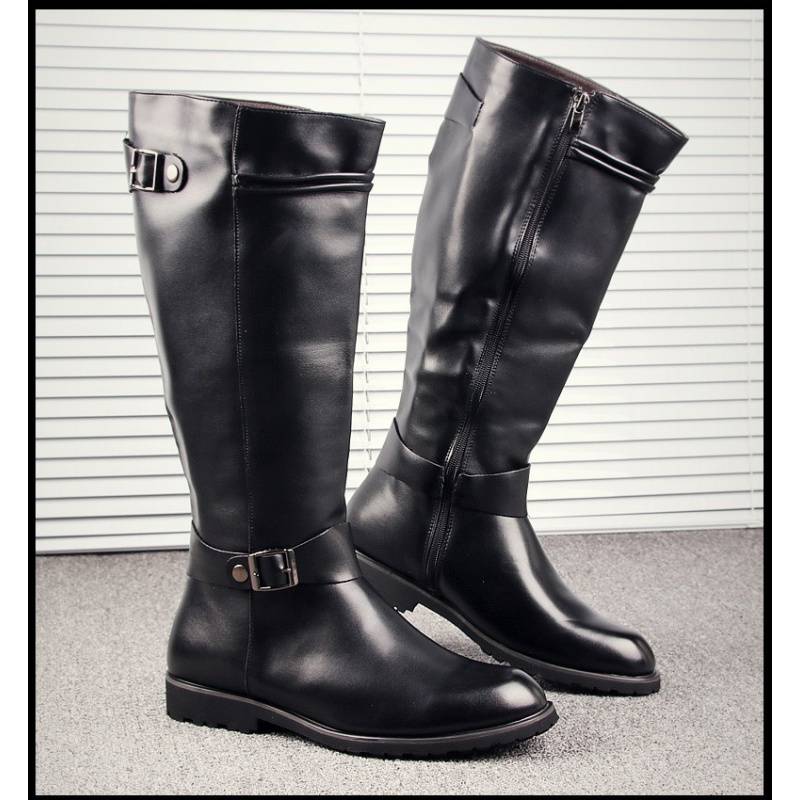 The Western Cowboy rides a long-barrelled man over his knee with a long boot, a Martin horse