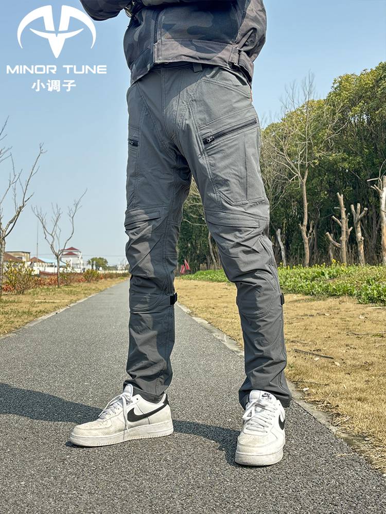 MINOR TUNE (MINOR TUNE) summer motorcycle riding pants commute, casual worker trousers anti -fall knight tactical pants