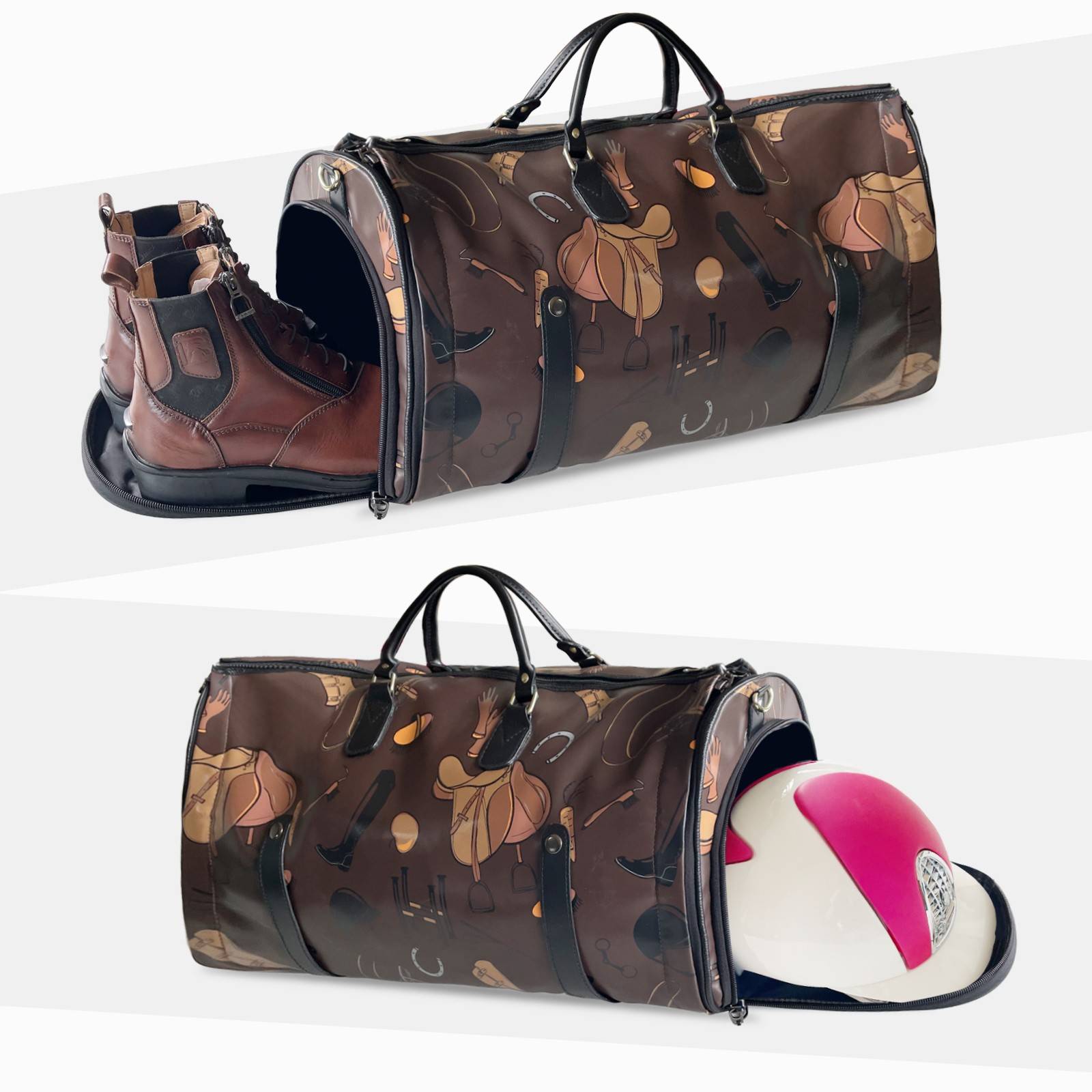 Adult Equestniablag Rider Baldle Patlosis Horse Boot Boots helmet Bags Bags Bags Boot Basted Multifunctional Storage