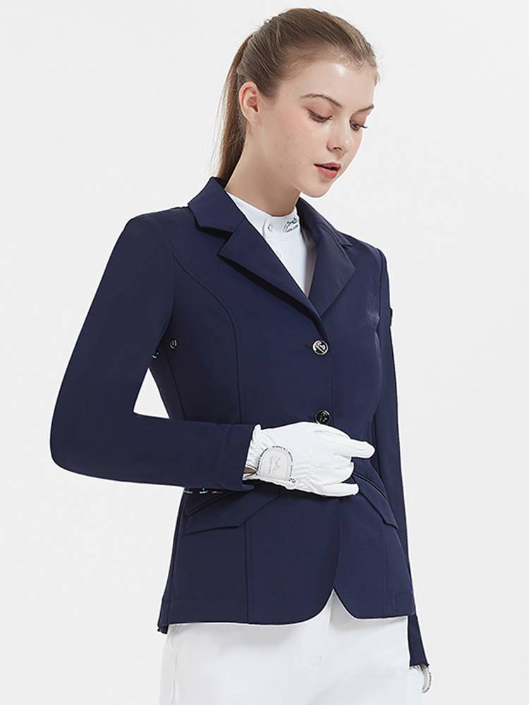Women's Equestrian Cavaliers Server Elastic Comfort Competition Test Horse Riding Jacket Equestrian Equipment Breath Cycling suit