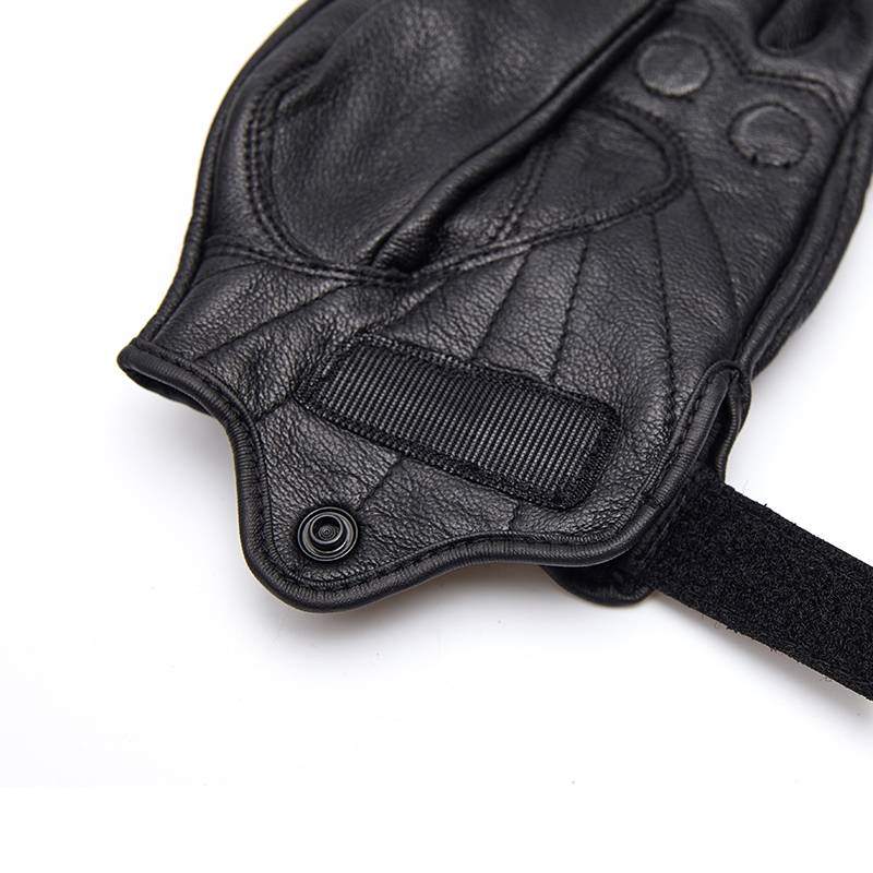 Summer electric battery vehicle motorcycle all -finger glove men's warm ride leather Harley retro motorcycle anti -fall