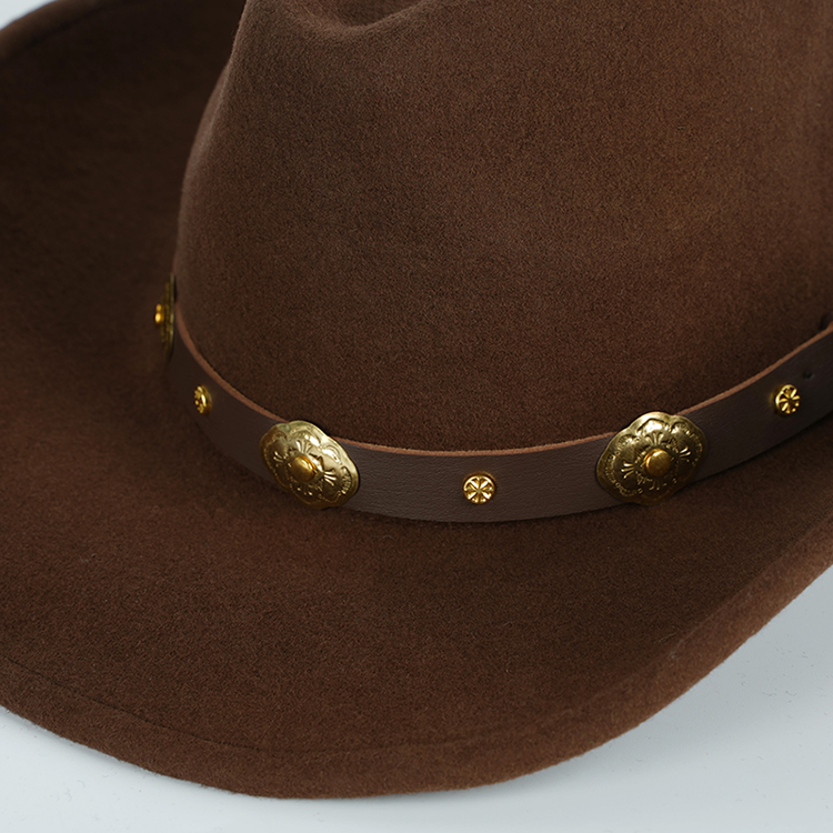 New pure wool special price promotion promotion, waterproof wrinkle, men's and women's hoe hat knight hat denim hat hat large eaves sunshade hat