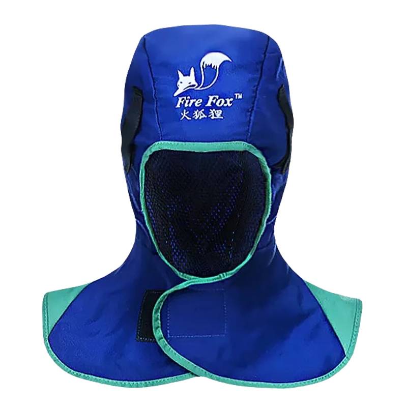 Witterfire fox, welding, hood, and hooded neck dust -proof welded men's protection equipment anti -scalding header welded cap