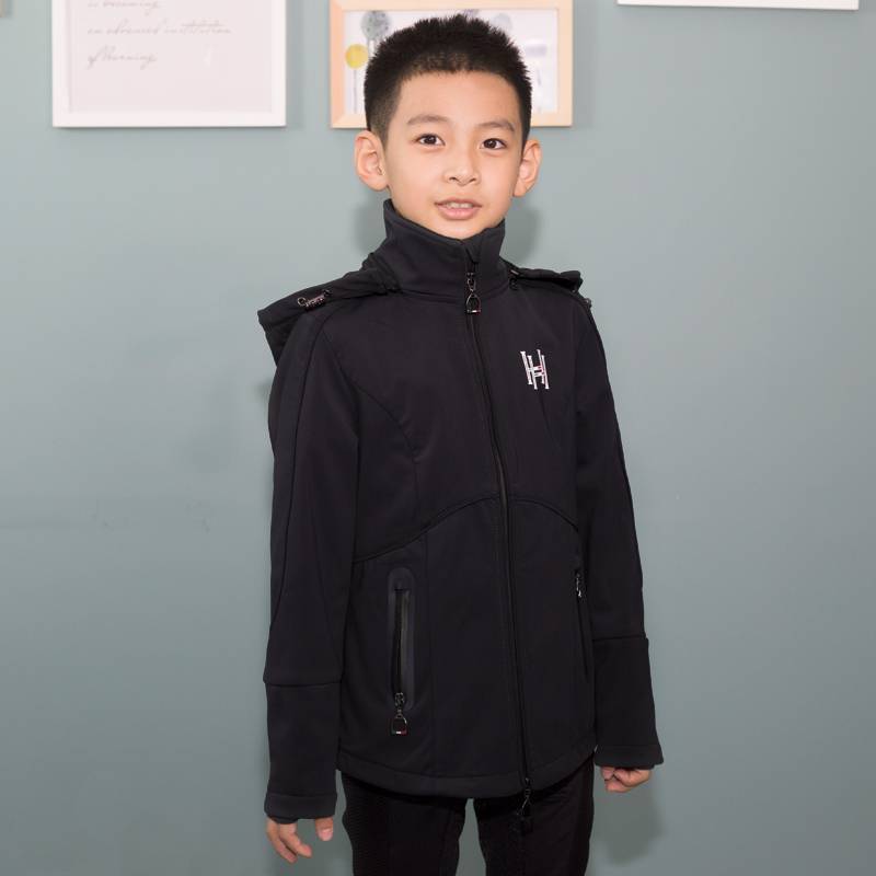Hello Horse Italian horses, children's wind -proof clothing Knight clothing coat ride, autumn and winter models