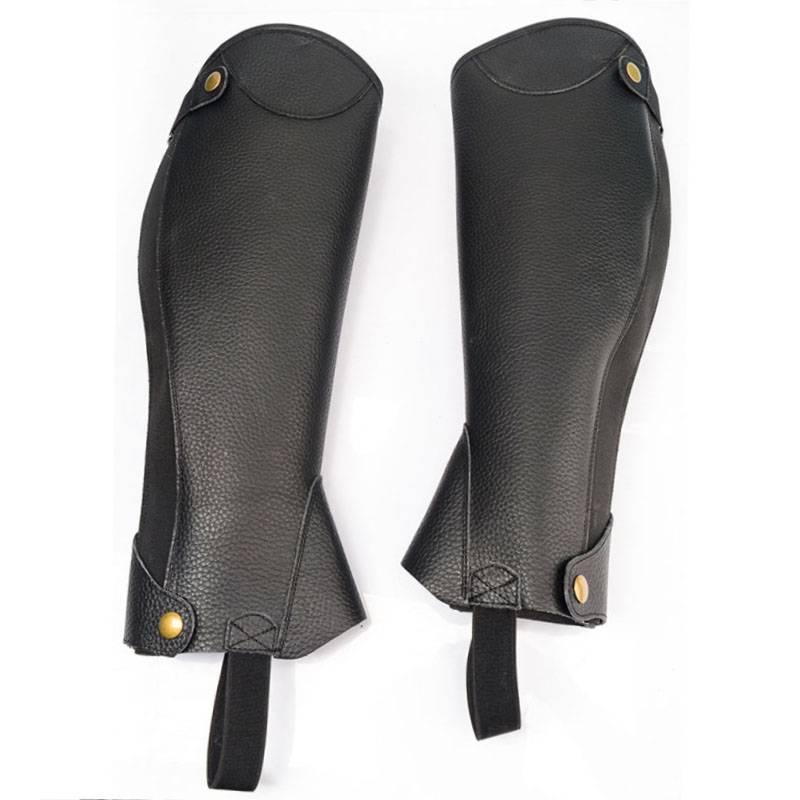 True leather horse riding training competition men's and women's children's equipment adult equipment knight -loaded equestrian legs