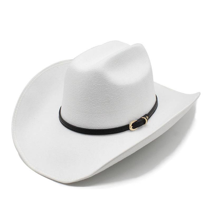 American Yellowstone Hard -top Western denim hat riding hat, male ladies, hiding hat, big eaves hat, not wool material