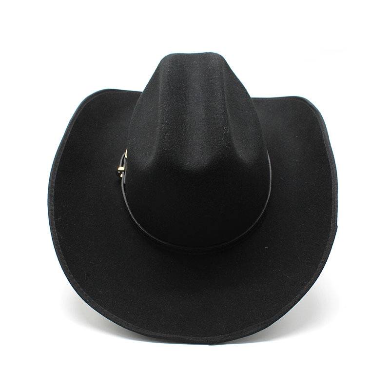 American Yellowstone Hard -top Western denim hat riding hat, male ladies, hiding hat, big eaves hat, not wool material
