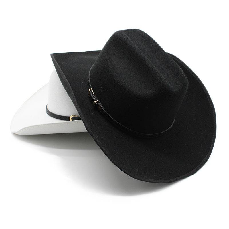 American Yellowstone Hard -top Western denim hat riding hat, male ladies, hiding hat, big eaves hat, not wool material