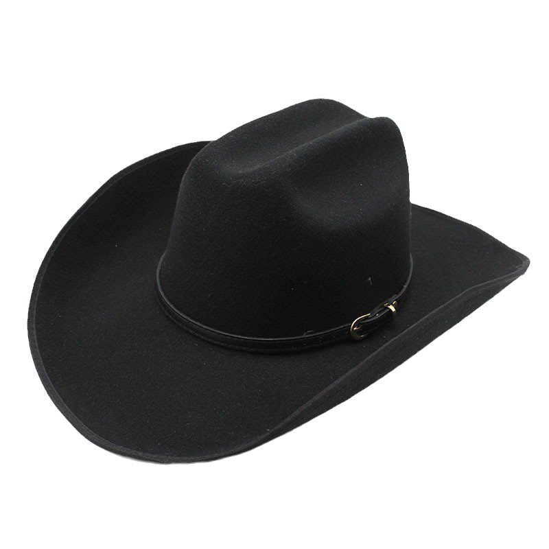 American Yellowstone Hard -top Western denim hat riding hat, male ladies, hiding hat, big eaves hat, not wool material