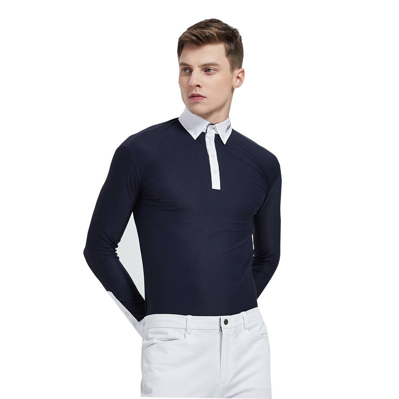 Professional equestrian competition T -shirt four seasons short -sleeved long -sleeved men's clothing riding equestrian equipment supplies