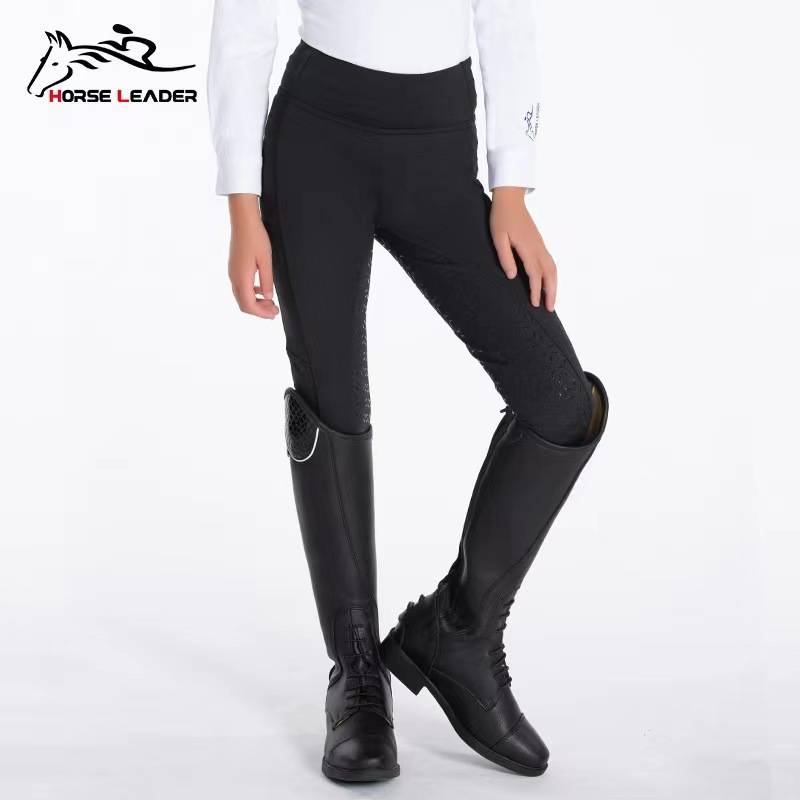 Children's horse pants spring and summer four seasons training equestrian equipment silicon glue rider girl high bombs horses pants riding equipment