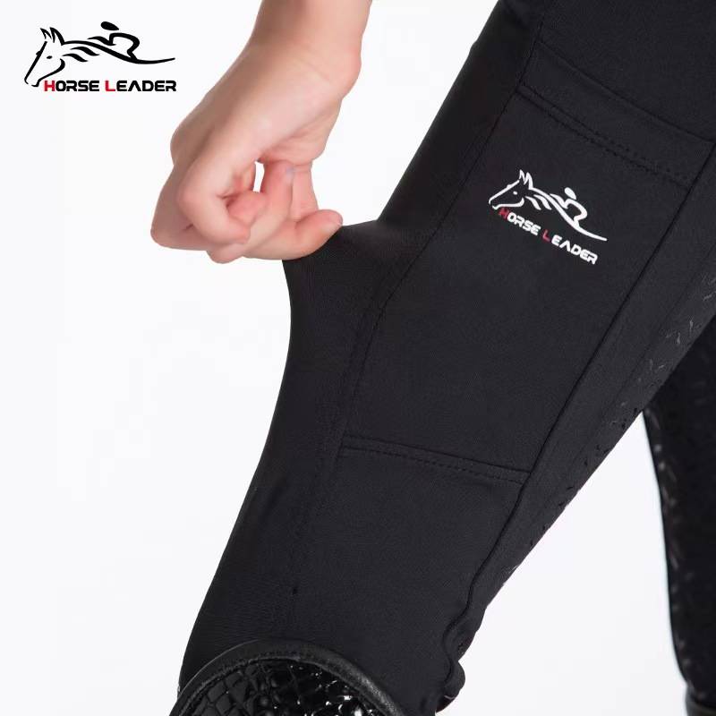 Children's horse pants spring and summer four seasons training equestrian equipment silicon glue rider girl high bombs horses pants riding equipment