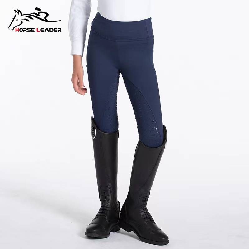Children's horse pants spring and summer four seasons training equestrian equipment silicon glue rider girl high bombs horses pants riding equipment