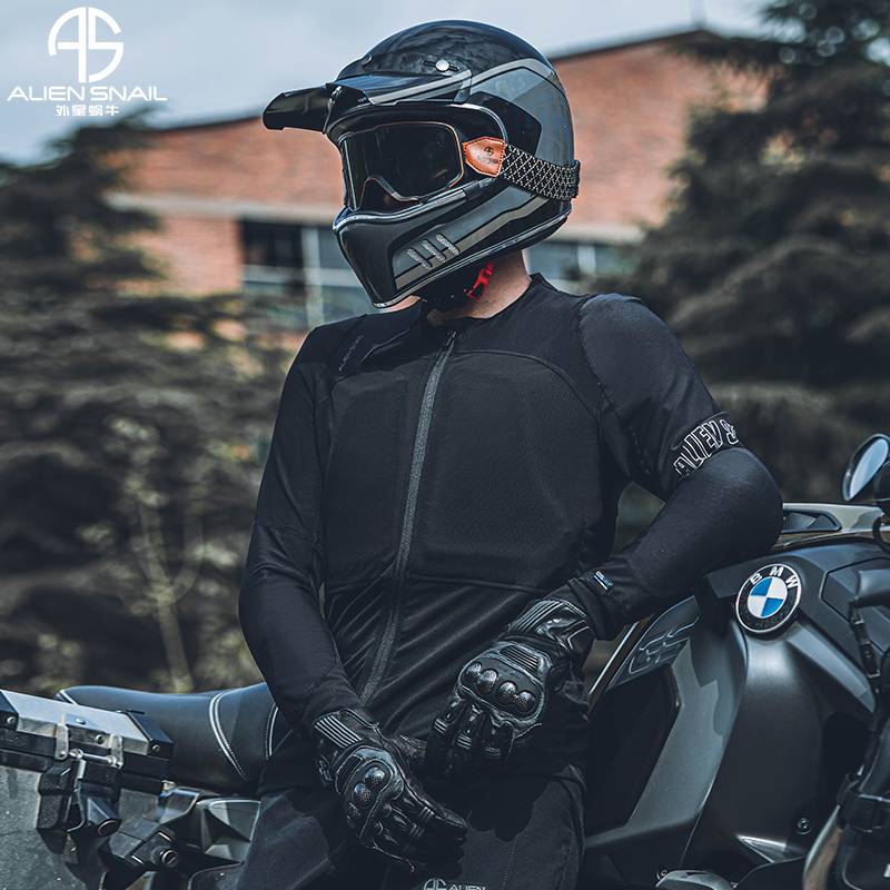 Alien snail care armored motorcycle motorcycle riding service men's summer light, light breathable anti -fall off -road knight service female