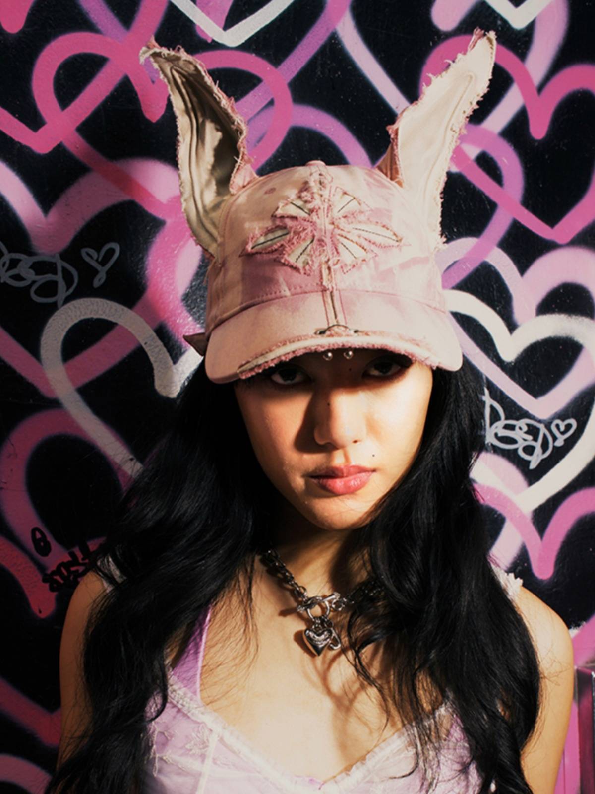 "Genzism Series" Dubin Water washed denim dog ears cross shelf baseball hat autumn wild trendy men and women